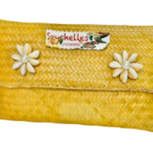 PHILATELIC- STRAW PURSE