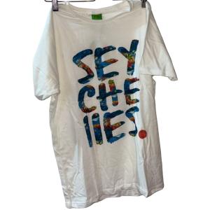 SUPER COCO  - TSHIRT ADULT- SEA LIFE PRINT XS WHITE