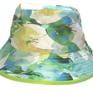 STILE ITALIANO - FISHING/BUCKET HAT FLORAL -green
