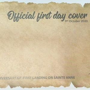 250TH ANNIVERSARY OF 1ST LANDING ON STE ANNE ISLAND FDC