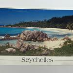 JURIEN PALMYRE POSTCARD LARGE - ANSE COCOS, LA DIGUE, SEYCHELLES CODE NO. JP 053