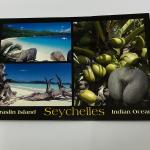 JURIEN PALMYRE POSTCARD SMALL - ANSE LAZIO, COTE D'OR BEACH,PRASLIN, SEYCHELLES CODE NO.JP 048