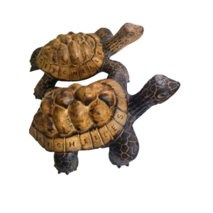 Solid wooden Giant land tortoise-extra small