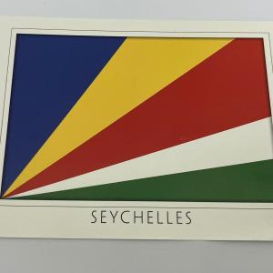 ECA IMAGE POSTCARD SMALL - THE FLAG OF SEYCHELLES No.083