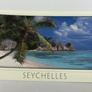 ECA IMAGE POSTCARD LARGE - ANSE SOURCE D'ARGENT, LA DIGUE No.071