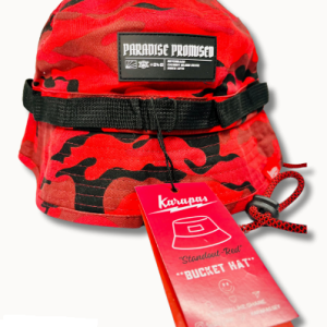 KARAPAS - BUCKET HAT-RED 