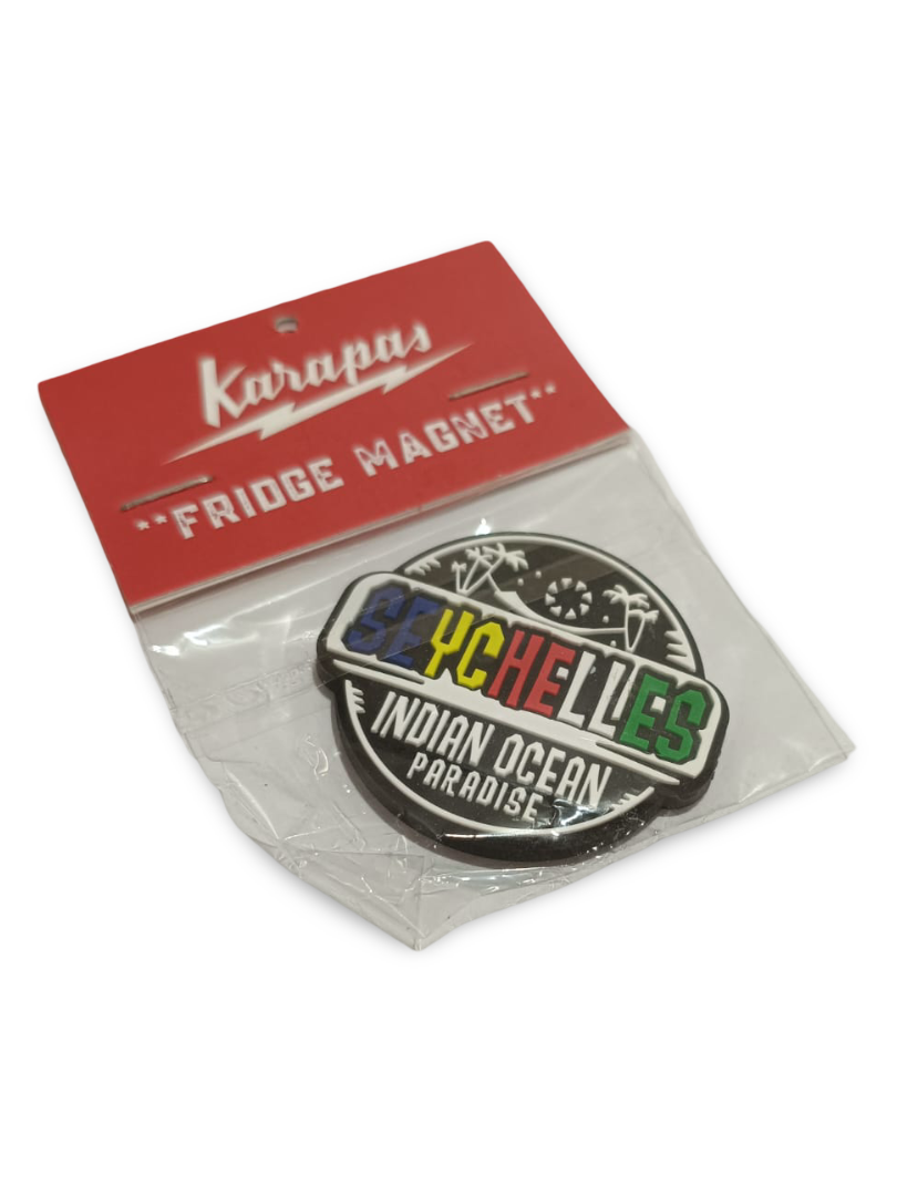 KARAPAS - FRIDGE MAGNET FLAG COLOUR - SEYCHELLES