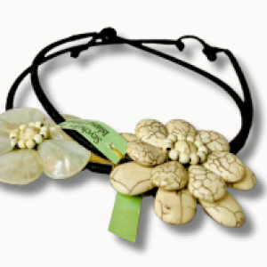 ISLAND THINGS - PEARL SHELL CHOKER NECKLACE