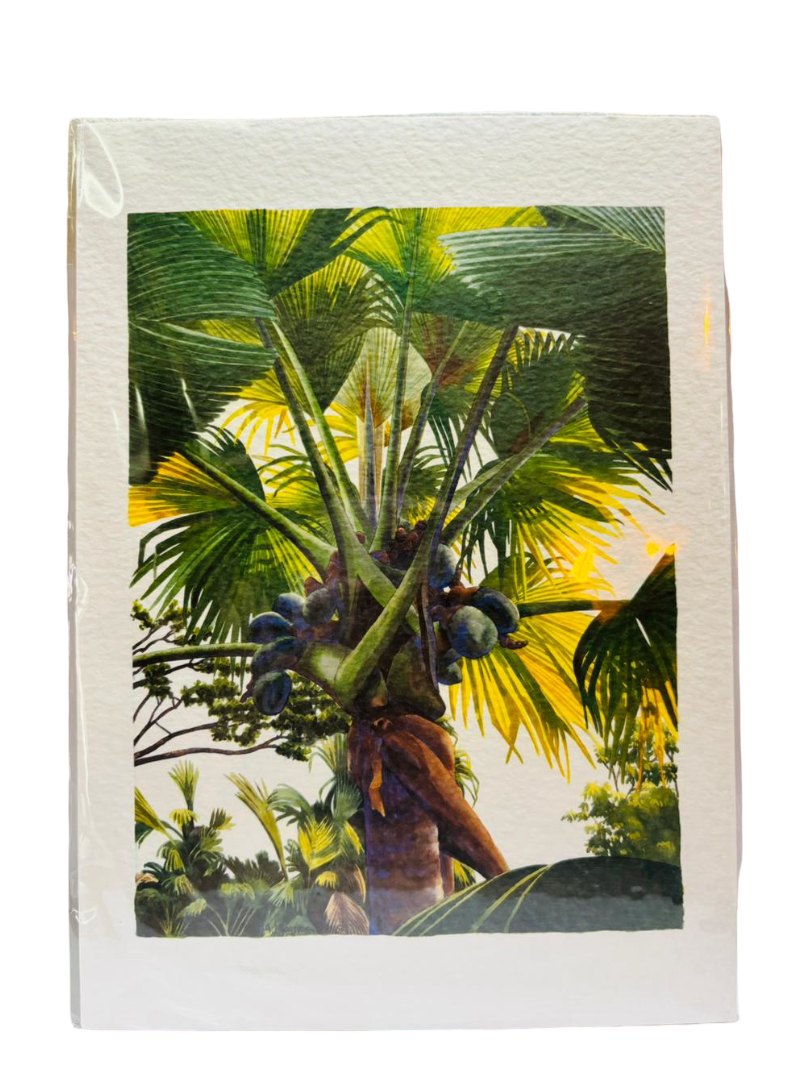 PIXELAND - ART PRINT (SMALL) COCO DE MER PALM