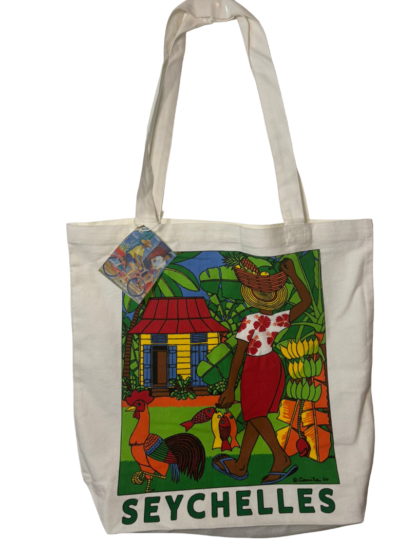 PIXELAND - TOTE BAG  PTI MADANM KREOL