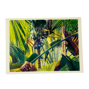 PIXELAND - POSTCARD COCO DE MER PALM