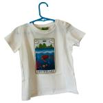SUPER COCO  - TSHIRT KIDS- THE OCEAN TAROT 1-2 WHITE