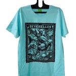 SUPER COCO  - TSHIRT ADULT- MARLIN VINTAGE STAMP S BLUE