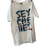 SUPER COCO  - TSHIRT ADULT- SEA LIFE PRINT S WHITE