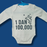 NE Kreol - Baby Onesie - 1 dan 100,000 (Grey)