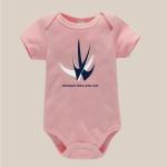 NE Kreol - Moniman Trwa Lezel Pink Onesie (6-9 months)