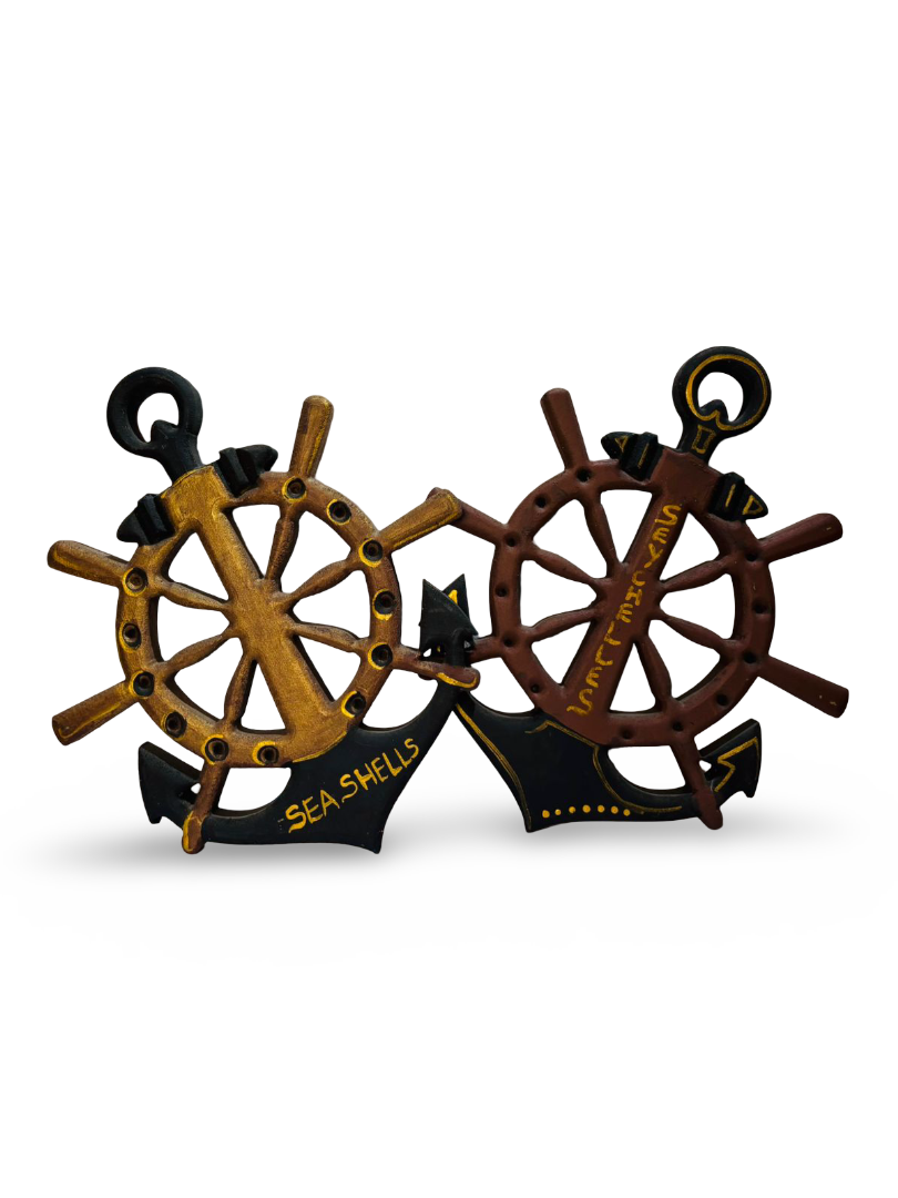 CNC CARVING - Anchor Hanging Wheel Shape