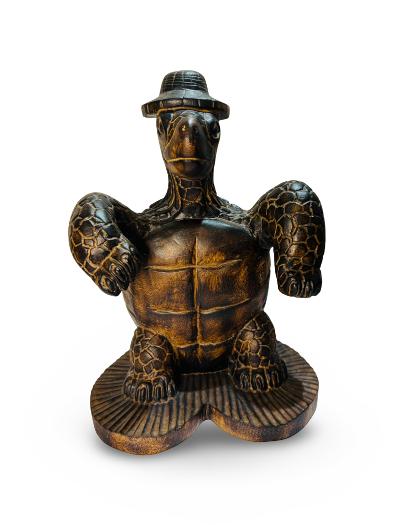 CNC CARVING - TURTLE WITH HAT