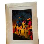 HI TECH GRAPHICS - CANVAS WHITE FRAME