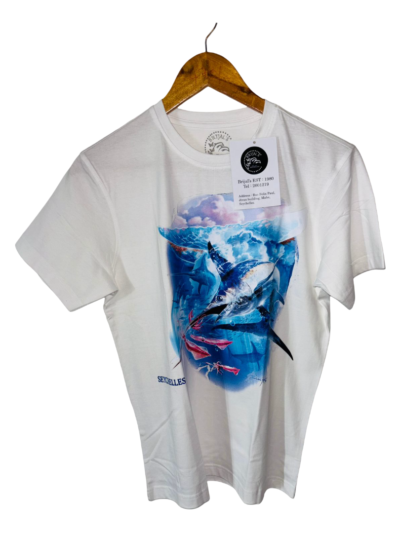 DYNAMIC SPORTS - SEYCHELLES PRINTED T-SHIRT (M)
