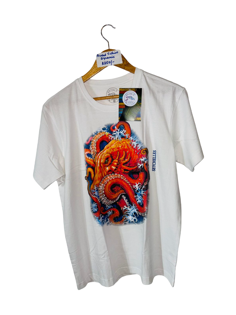 DYNAMIC SPORTS - SEYCHELLES PRINTED T-SHIRT (M)