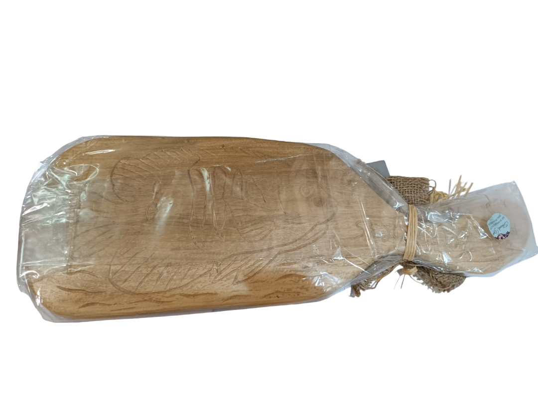LA NATURA - WOODEN FISH CHOPPING BOARD