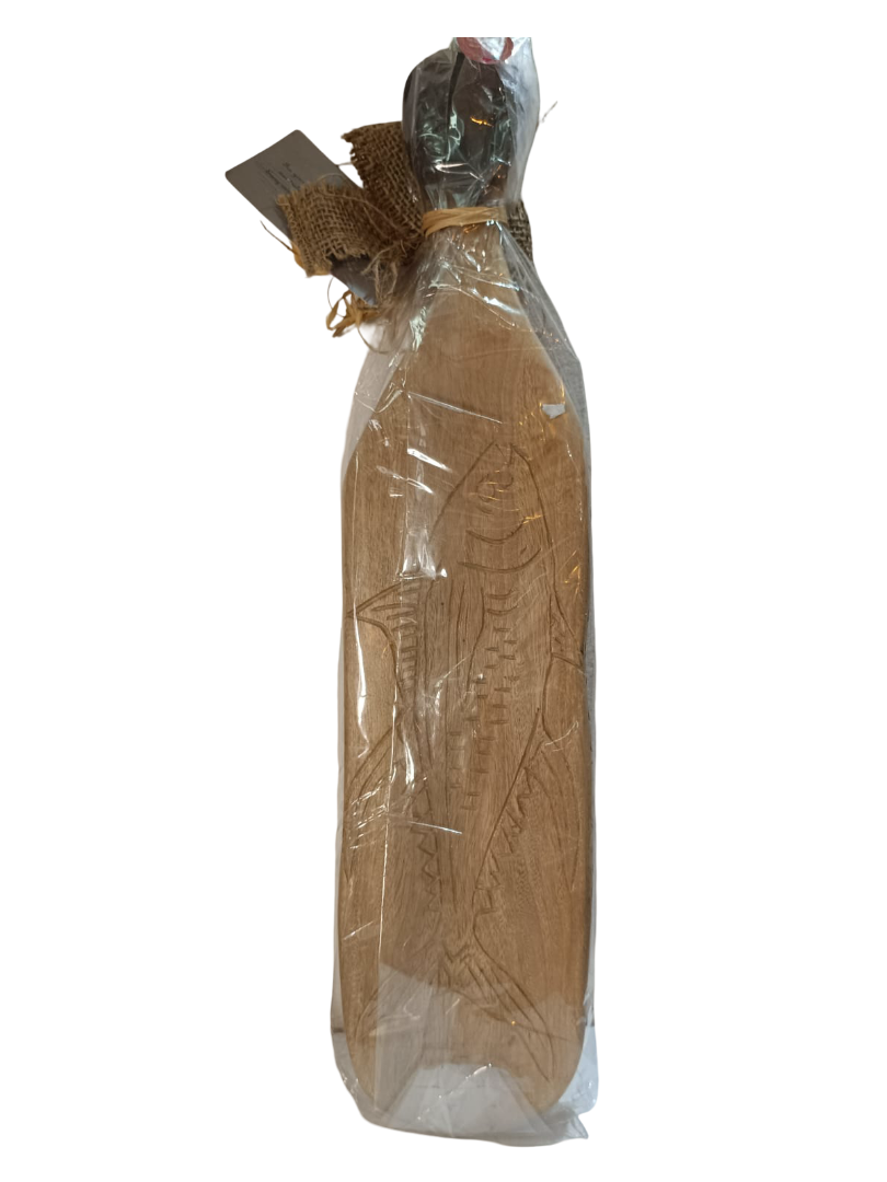 LA NATURA - WOODEN CHOOPING BOARD TUNA DRAWING