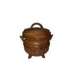 ROLAND PAYET - CREOLE WOODEN COOKING POT BIG (MARMIT)