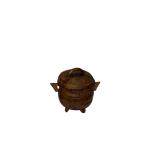ROLAND PAYET - CREOLE WOODEN COOKING POT SMALL (MARMIT)