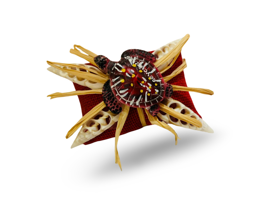 Giselle Creation - GUNNY BAG SHELL DECORE (TORTOISE MAGNET)