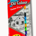 OIL COLOR TUBE PAINT 12 COLOURS