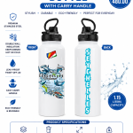 Double Wall Stainless Steel Bottles with Carry Handle