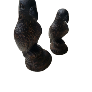 Seychelles  Blackparrot statue
