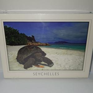 ECA IMAGE POSTCARD SMALL - SEYCHELLES GIANT TORTOISE, CURIEUSE No.123